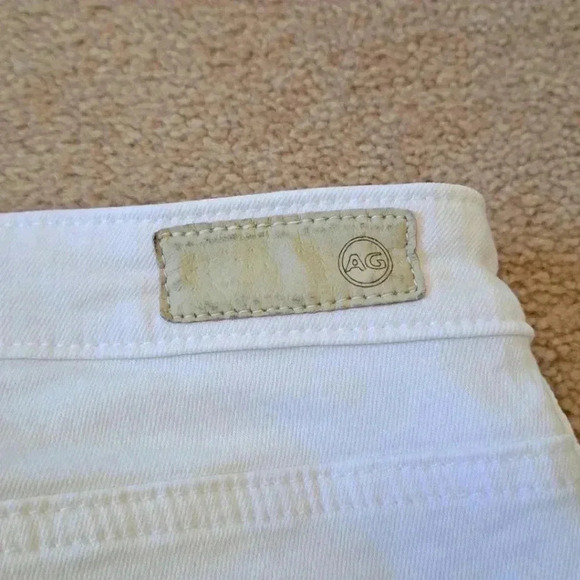 Adriano Goldschmied White Super Skinny Ankle Jeans Size 30 Legging Ankle Denim - Picture 15 of 16